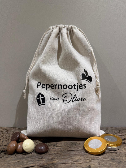 PEPERNOTENZAKJE MET NAAM - mijter